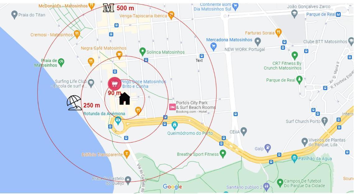 Apartament Em Condominio Com Piscina Matosinhos  Kültér fotó